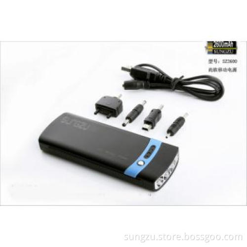Sungzu Factory Solar External Battery Power Pack 2600MAH